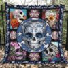 Skull Quilt Blanket Ver 53  Quilt